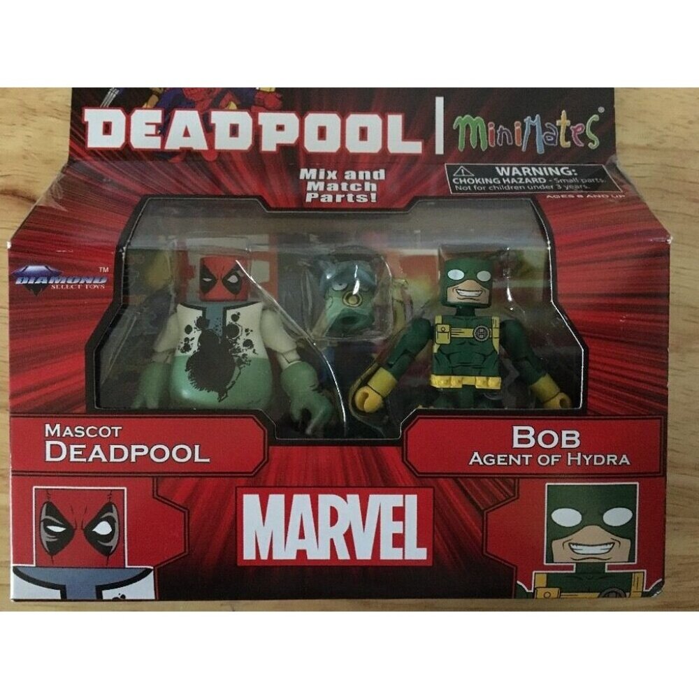Minimates Action Figures Marvel Deadpool Set Of 2 T6